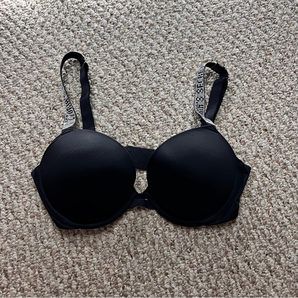 Black Victoria’s Secret Push Up Bra